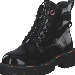 Damen 2 Go Shoes Stiefel<8983501-902, Stiefeletten, Damen, schwarz (lack)