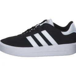 Damen adidas Klassische- & Business Schuhe|Klassische- & Business Schuhe<Court Platform Suede, Schnürschuhe, Schwarz