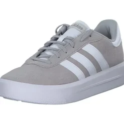 Damen adidas Klassische- & Business Schuhe|Klassische- & Business Schuhe<Court Platform Suede, Schnürschuhe, Grau