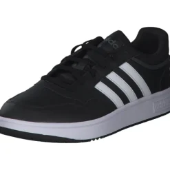 Herren adidas Sneakers<Hoops 3.0 M, Sneakers Low, Herren, CBLACK/FTWWHT/GRESIX