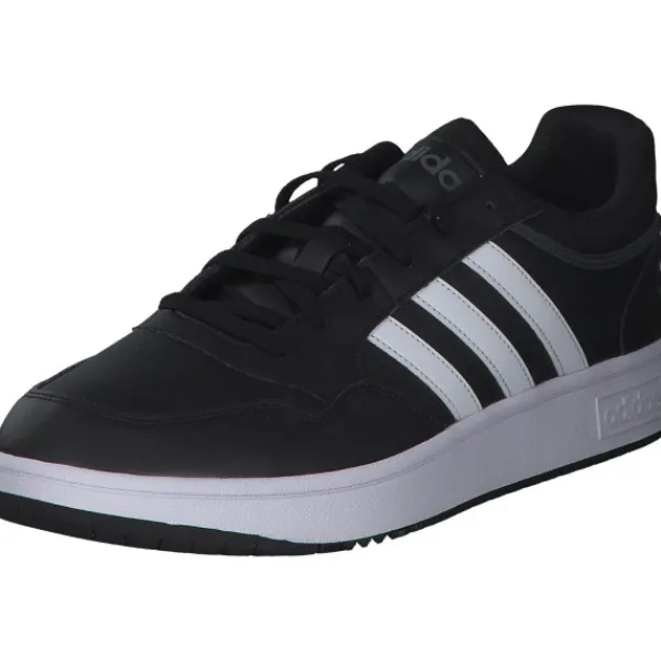 Herren adidas Sneakers<Hoops 3.0 M, Sneakers Low, Herren, CBLACK/FTWWHT/GRESIX
