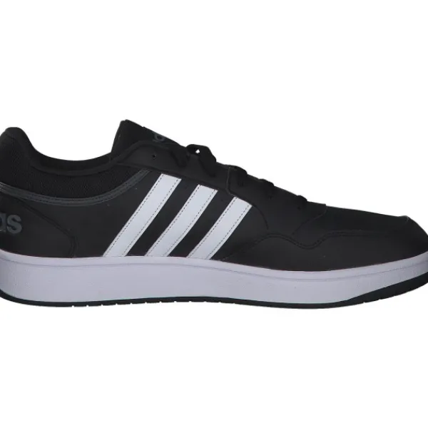 Herren adidas Sneakers<Hoops 3.0 M, Sneakers Low, Herren, CBLACK/FTWWHT/GRESIX