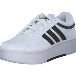 Damen adidas Klassische- & Business Schuhe<IG6115 Hoops 3.0 Bold, Schnürschuhe, Damen, white/black