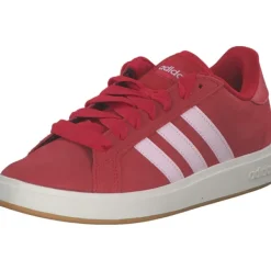 Damen adidas Klassische- & Business Schuhe<IH6190 Grand Court Base 00, Schnürschuhe, Damen, better scarlet/clearpink/white