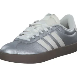 Damen adidas Klassische- & Business Schuhe<VL Court 3.0 W, Schnürschuhe, Damen, SILVMT/OWHITE/GUM5