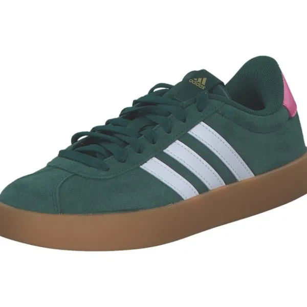 Damen adidas Klassische- & Business Schuhe<VL Court 3.0 W, Schnürschuhe, Damen, CGREEN/FTWWHT/PULMAG