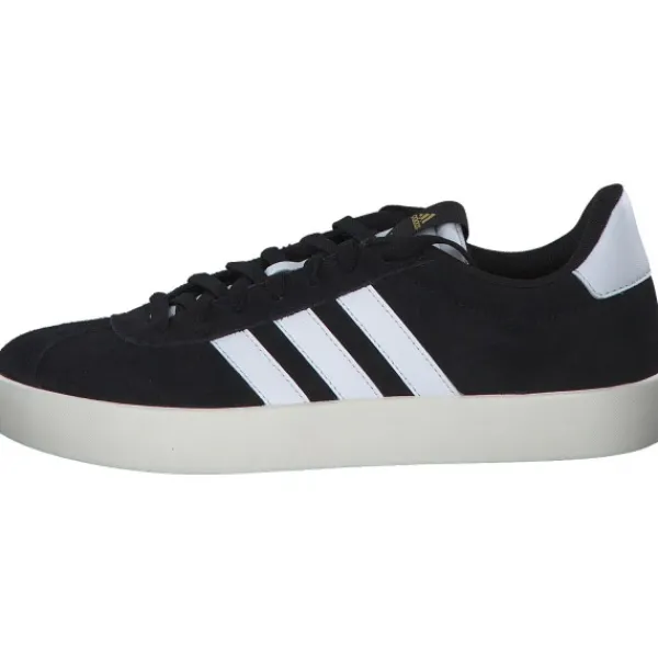 Damen adidas Klassische- & Business Schuhe<VL Court 3.0 W, Schnürschuhe, Damen, black/white/gold met