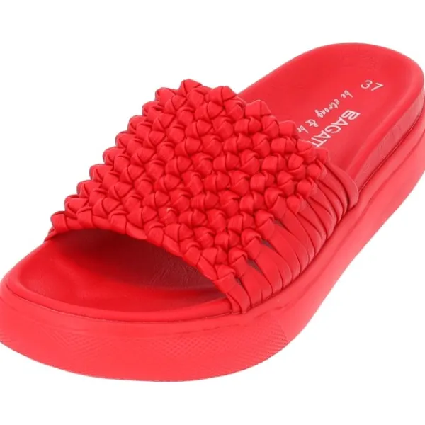 Damen Bagatt Damenschuhe Pantoletten & Badeschuhe<Bagatt Dalia A7596, Plateau-Pantoletten, Damen, RED