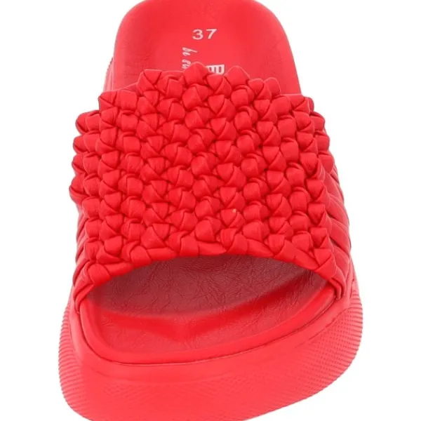 Damen Bagatt Damenschuhe Pantoletten & Badeschuhe<Bagatt Dalia A7596, Plateau-Pantoletten, Damen, RED