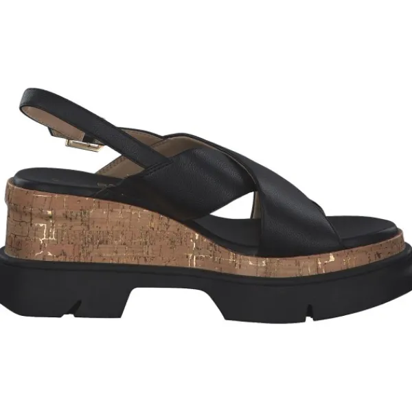 Damen Bagatt Damenschuhe Sandaletten<Bagatt Trish AEI81, Plateau-Sandaletten, Damen, Schwarz