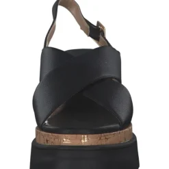 Damen Bagatt Damenschuhe Sandaletten<Bagatt Trish AEI81, Plateau-Sandaletten, Damen, Schwarz