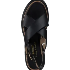 Damen Bagatt Damenschuhe Sandaletten<Bagatt Trish AEI81, Plateau-Sandaletten, Damen, Schwarz
