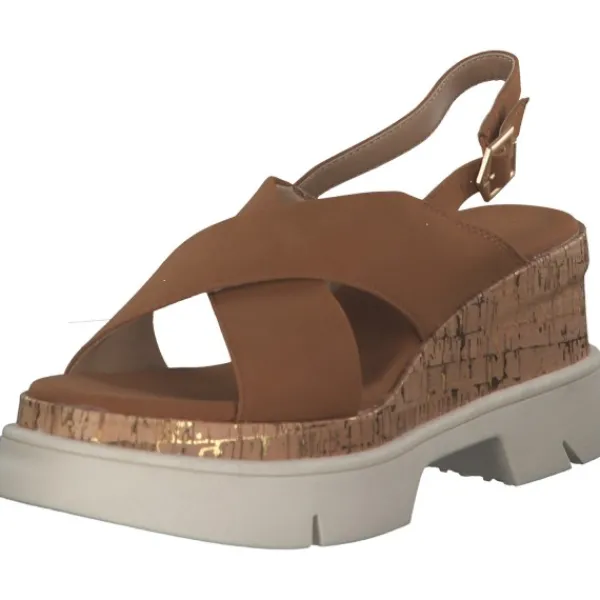 Damen Bagatt Damenschuhe Sandaletten<Bagatt Trish AEI81, Plateau-Sandaletten, Damen, Braun