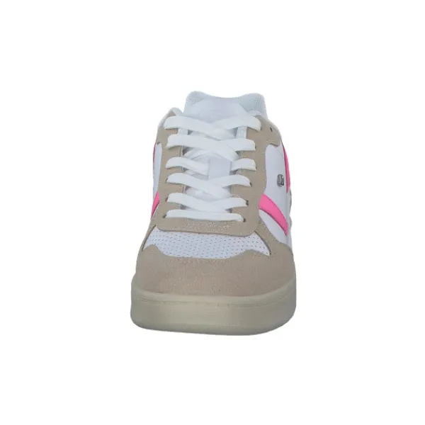 Damen British Knights Klassische- & Business Schuhe<B47-3616-01 Raww, Schnürschuhe, Damen, white/beige/neon pink
