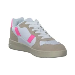 Damen British Knights Klassische- & Business Schuhe<B47-3616-01 Raww, Schnürschuhe, Damen, white/beige/neon pink