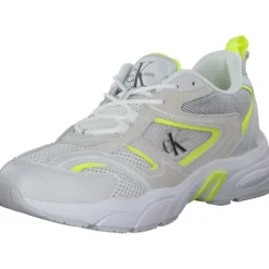 Damen Calvin Klein Sneakers<YW0YW00891, Sneakers Low, Damen, Weiß (Gelb)
