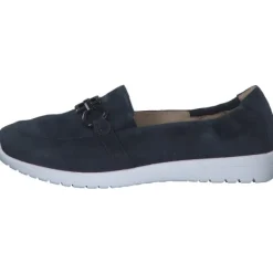 Damen Caprice Slipper<24708, Mokassins, Damen, Blau - Marineblau
