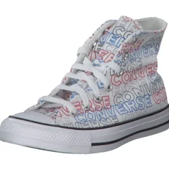 Damen Converse Sneakers|Sneakers<CTAS HI, Sneakers High, Weiß (Weiß/Rot/Blau)