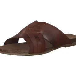 Damen Cosmos Comfort Pantoletten & Badeschuhe|Pantoletten & Badeschuhe<6106704, Plateau-Pantoletten, kastanie