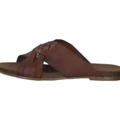 Damen Cosmos Comfort Pantoletten & Badeschuhe|Pantoletten & Badeschuhe<6106704, Plateau-Pantoletten, kastanie