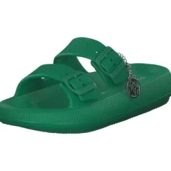 Damen Dockers Pantoletten & Badeschuhe<52OP201, Badeschuhe, Damen, GREEN