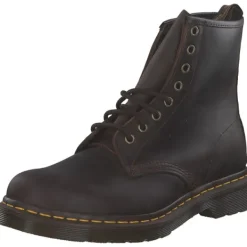 Damen Dr. Martens Stiefel|Stiefel<11822203-1460 8 Eye Boot, Stiefel, dark brown