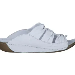 Damen Esgano Pantoletten & Badeschuhe<1739600, Plateau-Pantoletten, Damen, Weiß