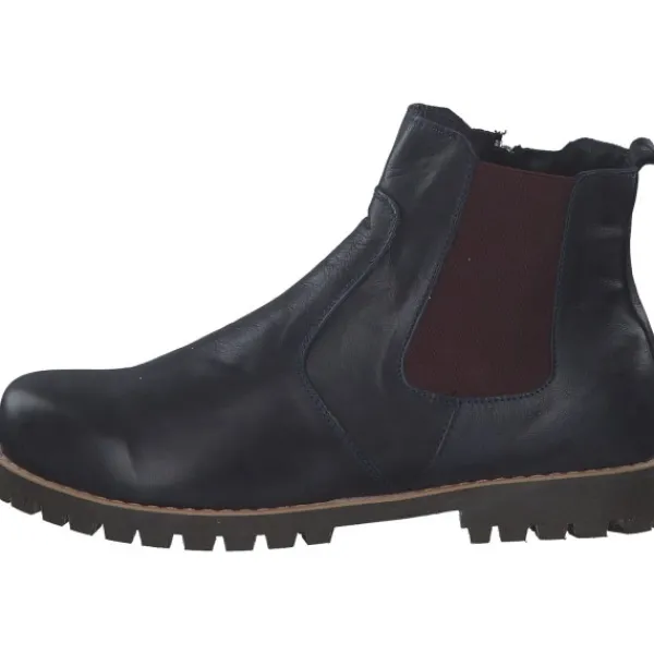 Damen Esgano Stiefel<03428460/642, Stiefeletten, Damen, d.blau/burgund