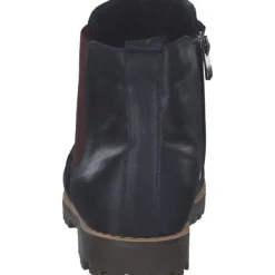 Damen Esgano Stiefel<03428460/642, Stiefeletten, Damen, d.blau/burgund