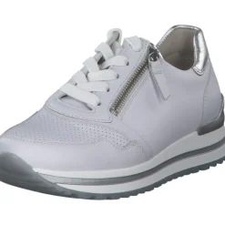 Damen Gabor Sneakers<26.528, Sneakers Low, Damen, weiss/silber (perf)