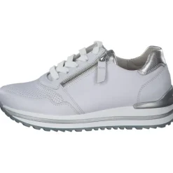 Damen Gabor Sneakers<26.528, Sneakers Low, Damen, weiss/silber (perf)