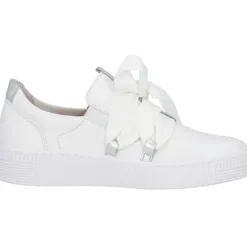 Damen Gabor Sneakers<63.333, Sneakers Low, Damen, Weiß (Weiss/Silber)