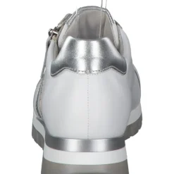 Damen Gabor Sneakers<46.355, Sneakers Low, Damen, Weiß (Weiss/Silber/Creme)
