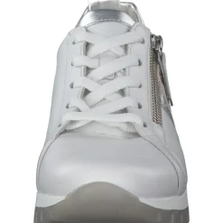 Damen Gabor Sneakers<46.355, Sneakers Low, Damen, Weiß (Weiss/Silber/Creme)