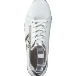 Damen Gabor Sneakers<46.355, Sneakers Low, Damen, Weiß (Weiss/Silber/Creme)