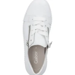 Damen Gabor Sneakers<63.334, Sneakers Low, Damen, Weiß (Weiss)