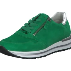 Damen Gabor Sneakers<26.528, Sneakers Low, Damen, verde/silber (pf)