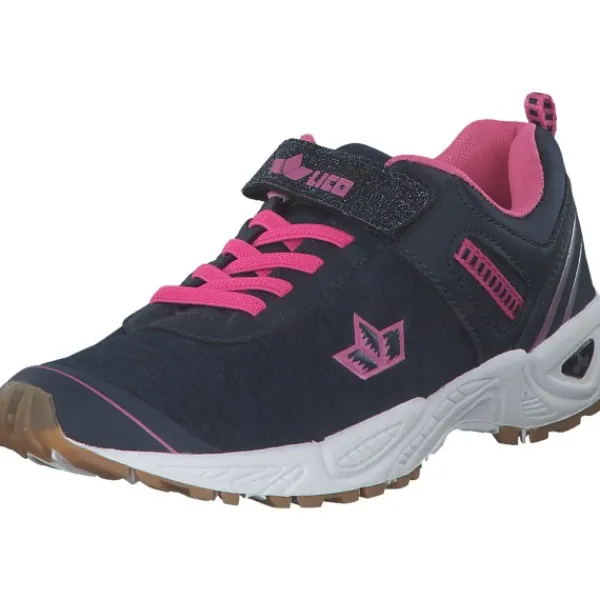 Kinder Lico Slipper<Geka Barney VS W, Sportliche Slipper, Kinder, marine/pink