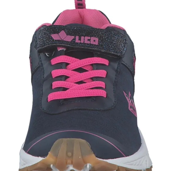 Kinder Lico Slipper<Geka Barney VS W, Sportliche Slipper, Kinder, marine/pink