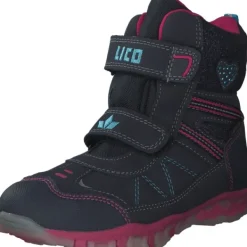 Kinder Geka Stiefel<Glitter V Blinky, Stiefel (Kinder), Kinder, marine/türkis/pink