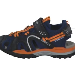 Kinder Geox Sandalen<J250RB, Sandalen (Kinder), Kinder, NAVY/ORANGE