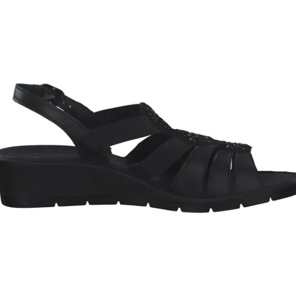 Damen IMAC Sandaletten<357010, Plateau-Sandaletten, Damen, nero