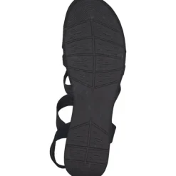 Damen Jana Shoes Sandaletten<28165, Keilsandaletten, Damen, navy