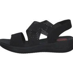 Damen Jana Shoes Sandaletten<28768, Keilsandaletten, Damen, Schwarz