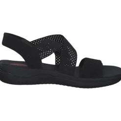 Damen Jana Shoes Sandaletten<28768, Keilsandaletten, Damen, Schwarz