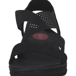 Damen Jana Shoes Sandaletten<28768, Keilsandaletten, Damen, Schwarz