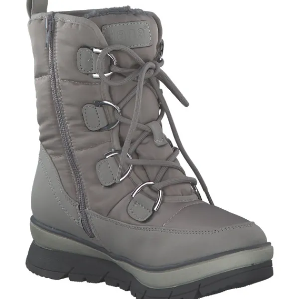 Damen Jana Shoes Stiefel<8-26262-43/204 M2626243, Winterstiefel, Damen, Grau