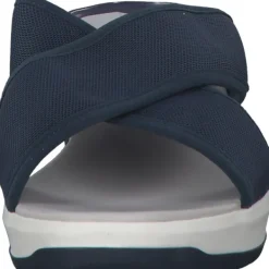 Damen Jana Shoes Pantoletten & Badeschuhe<27260, Plateau-Pantoletten, Damen, navy