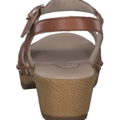 Damen Jana Shoes Sandaletten<88205, Plateau-Sandaletten, Damen, cognac