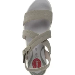 Damen Jana Shoes Sandaletten<28760, Plateau-Sandaletten, Damen, sage